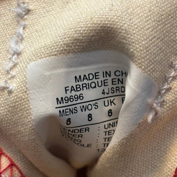 Converse Chuck Taylor All Star Low Top Red Canvas Sneakers Women’s 8 / Men’s 6 - Picture 3 of 5